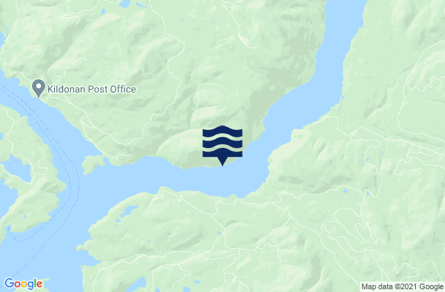 Pocahontas Point, Canadaの潮見表地図