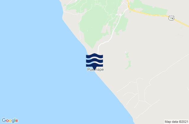 Poemape, Peruの潮見表地図