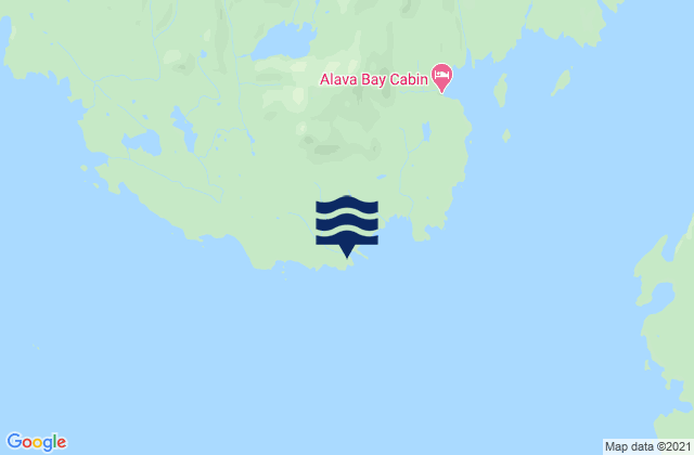 Point Alava, United Statesの潮見表地図