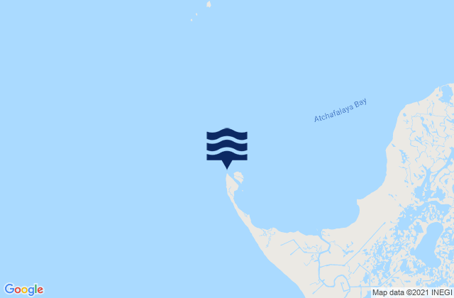 Point Au Fer, United Statesの潮見表地図
