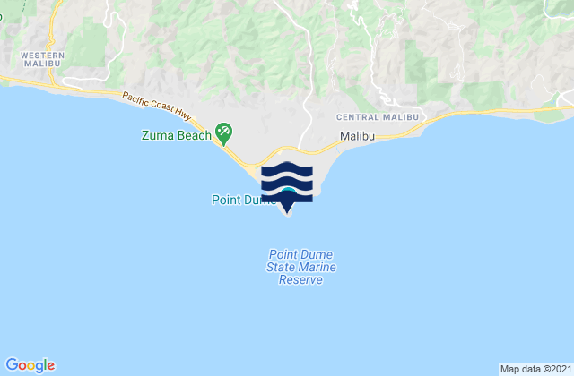 Point Dume State Beach, United Statesの潮見表地図