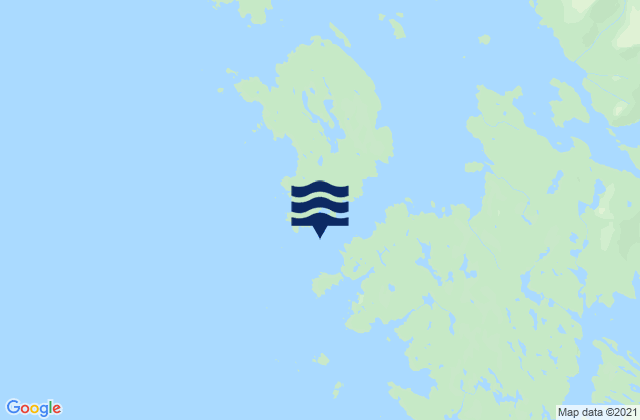 Point Hogan South Passage, United Statesの潮見表地図