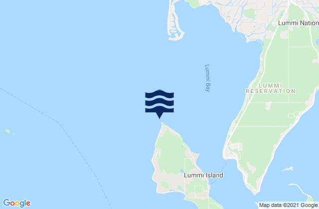 Point Migley (Lummi Island), United Statesの潮見表地図