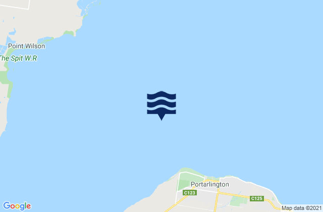 Point Richards Channel, Australiaの潮見表地図