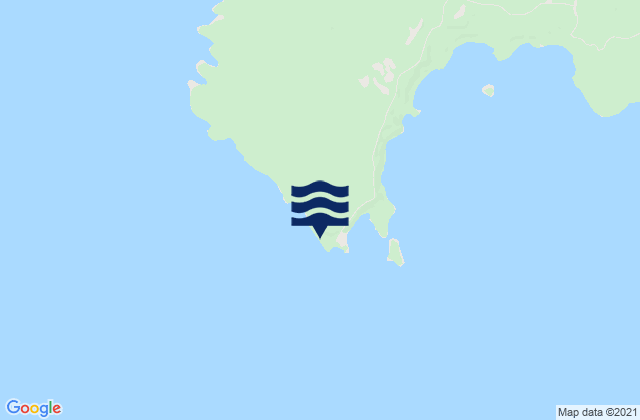Point Stone Island, Papua New Guineaの潮見表地図