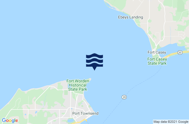 Point Wilson 0.5 mi. northeast of, United Statesの潮見表地図
