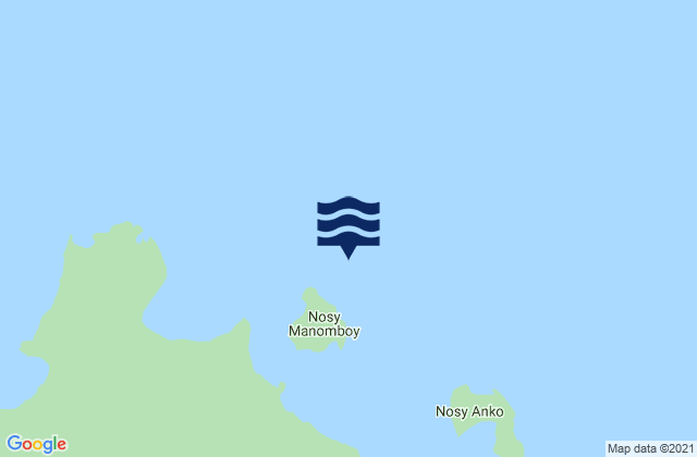 Pointe Leven, Madagascarの潮見表地図