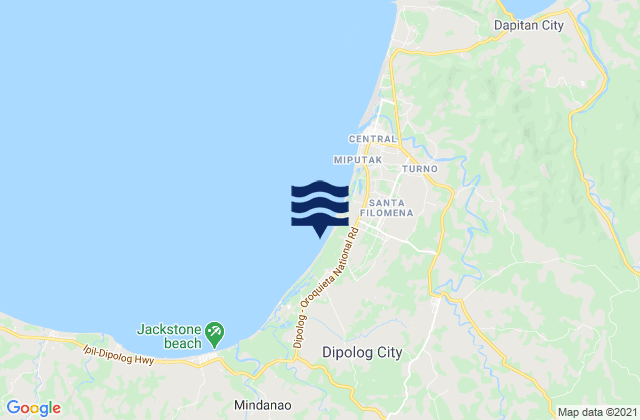 Polanco, Philippinesの潮見表地図