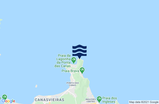 Ponta Do Rapa, Brazilの潮見表地図
