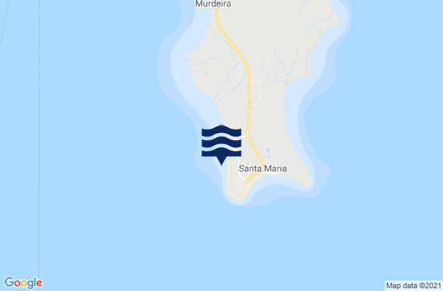Ponta Preta, Cabo Verdeの潮見表地図