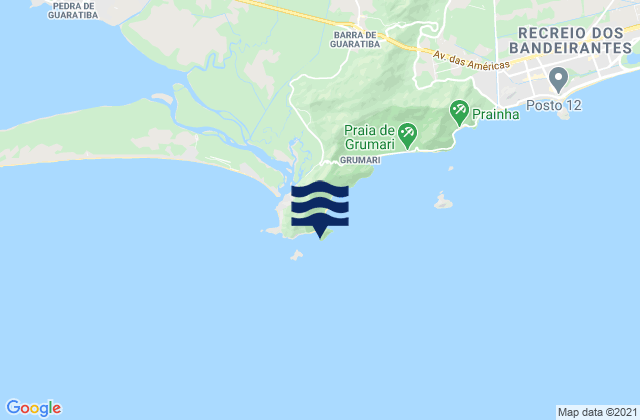Ponta da Tataruga, Brazilの潮見表地図