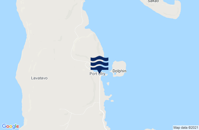Port-Olry, Vanuatuの潮見表地図