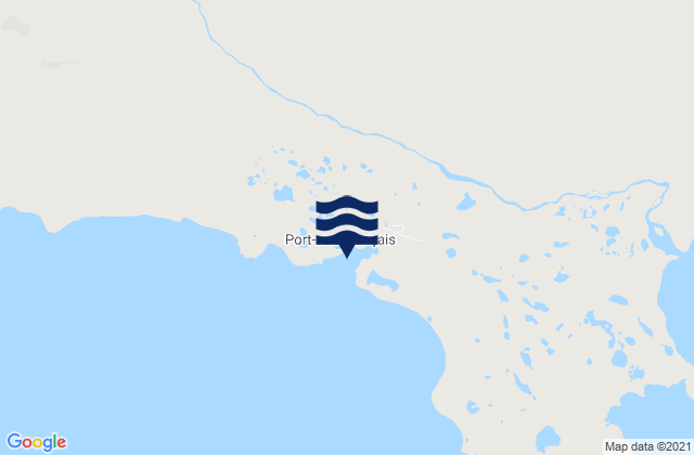 Port-aux-Français, French Southern Territoriesの潮見表地図