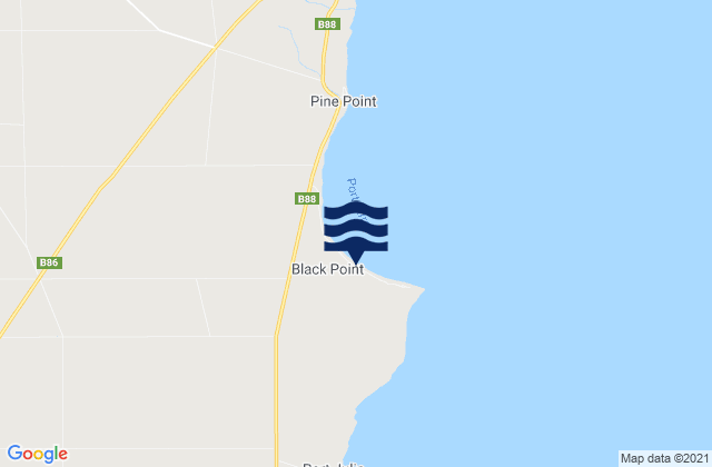 Port Alfred, Australiaの潮見表地図