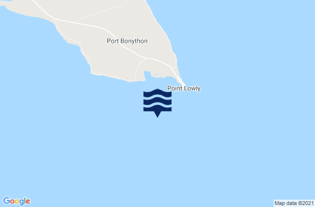 Port Bonython, Australiaの潮見表地図