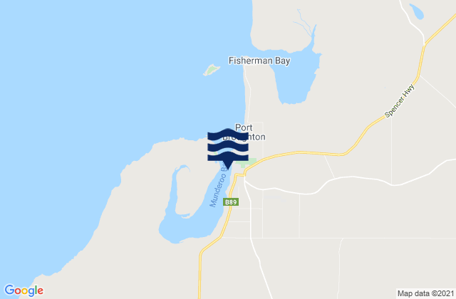 Port Broughton, Australiaの潮見表地図