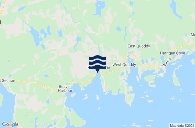 Port Dufferin, Canadaの潮見表地図