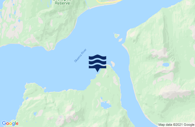 Port Essington, Canadaの潮見表地図