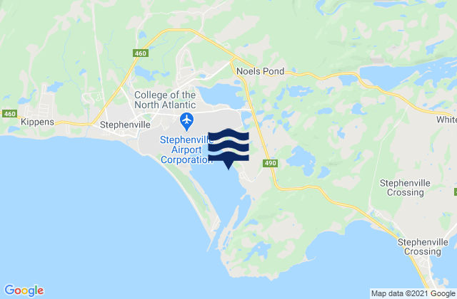 Port Harmon, Canadaの潮見表地図