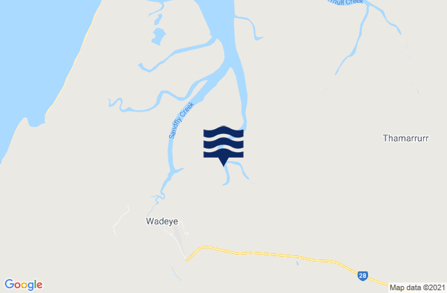 Port Keats, Australiaの潮見表地図