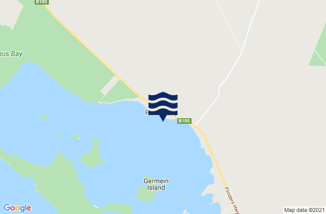Port Kenny, Australiaの潮見表地図
