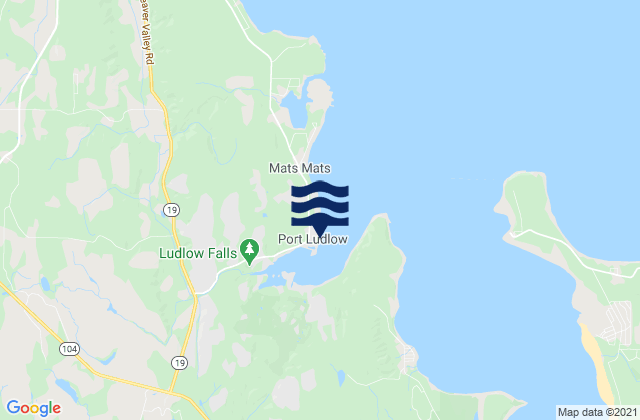 Port Ludlow, United Statesの潮見表地図