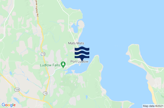 Port Ludlow, United Statesの潮見表地図
