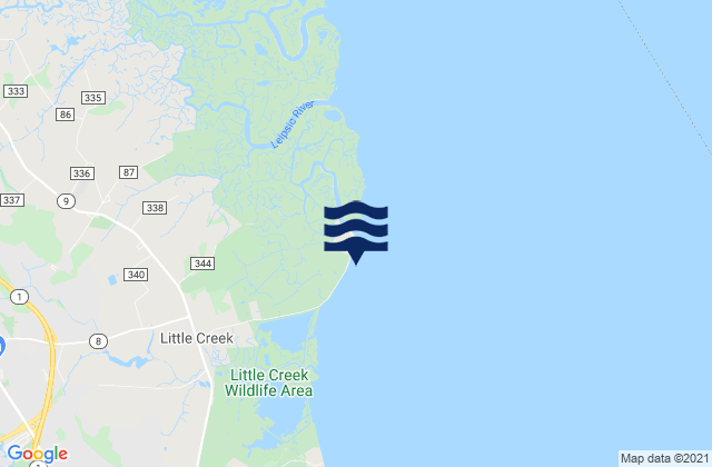 Port Mahon, United Statesの潮見表地図