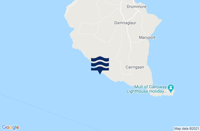 Port Mona, United Kingdomの潮見表地図