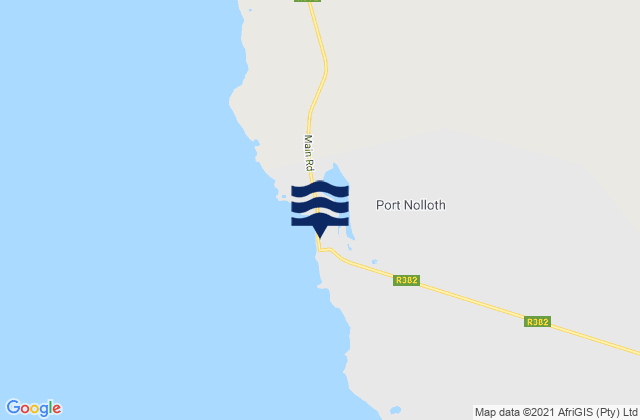 Port Nolloth, South Africaの潮見表地図