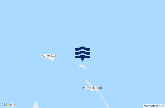 Port Refuge, Indonesiaの潮見表地図