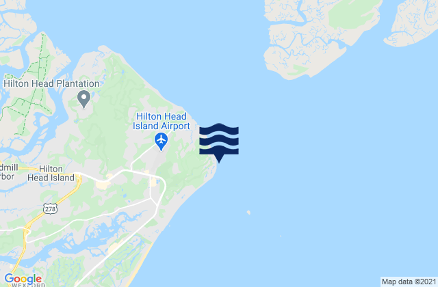 Port Royal Plantation (Hilton Head Island), United Statesの潮見表地図