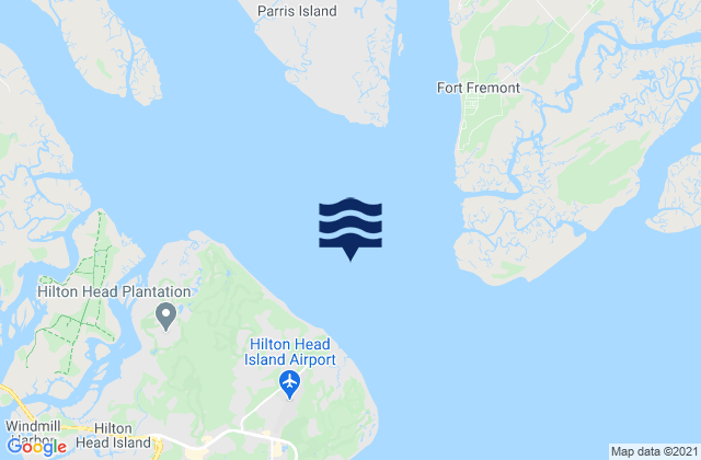 Port Royal Sound, United Statesの潮見表地図