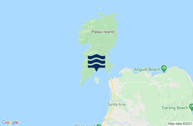 Port San Vicente, Philippinesの潮見表地図