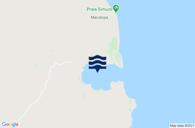 Port Simuco, Mozambiqueの潮見表地図