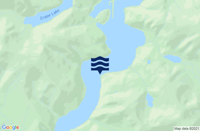 Port Snettisham Crib Point, United Statesの潮見表地図