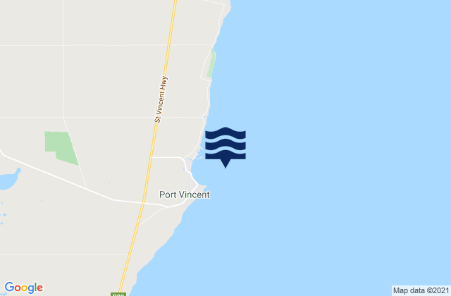 Port Vincent, Australiaの潮見表地図