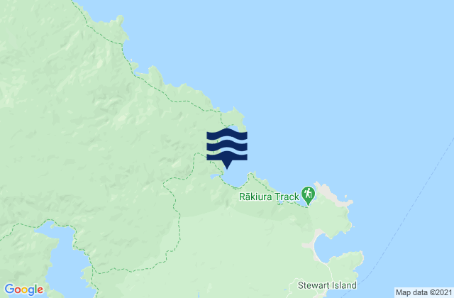 Port William, New Zealandの潮見表地図