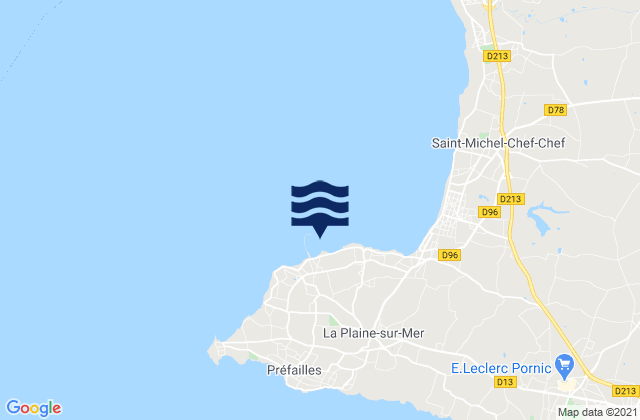 Port de la Gravette, Franceの潮見表地図