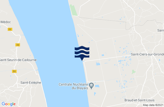 Port des Callonges, Franceの潮見表地図