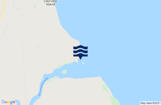 Port of Saint Lawrence, Australiaの潮見表地図