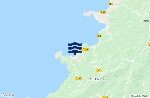 Portigliolo, Franceの潮見表地図