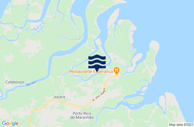 Porto Rico do Maranhão, Brazilの潮見表地図