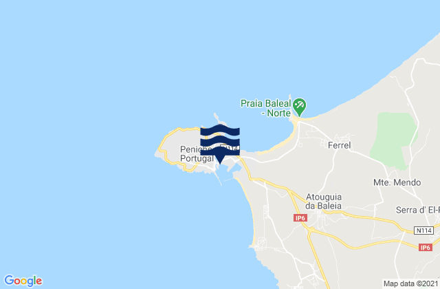 Porto de Pesca, Portugalの潮見表地図