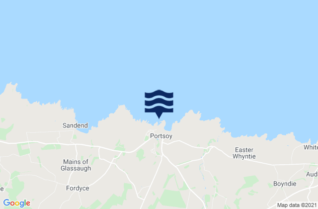 Portsoy, United Kingdomの潮見表地図