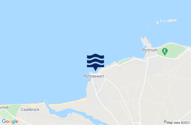 Portstewart, United Kingdomの潮見表地図