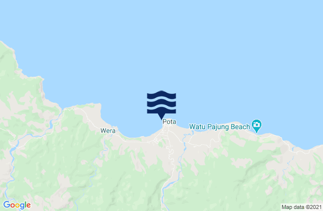 Pota, Indonesiaの潮見表地図