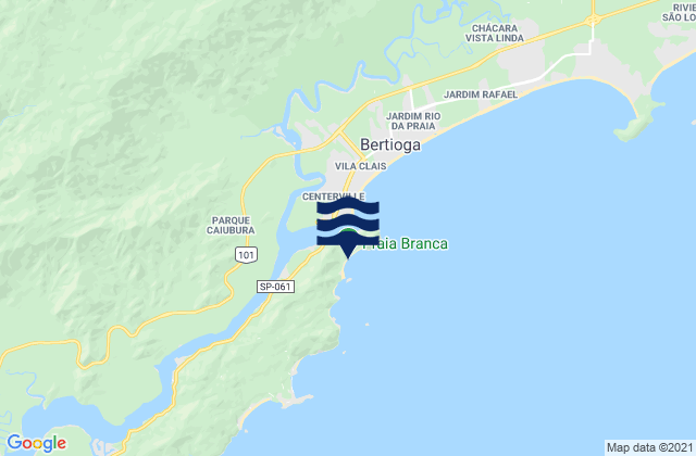 Praia Branca, Brazilの潮見表地図