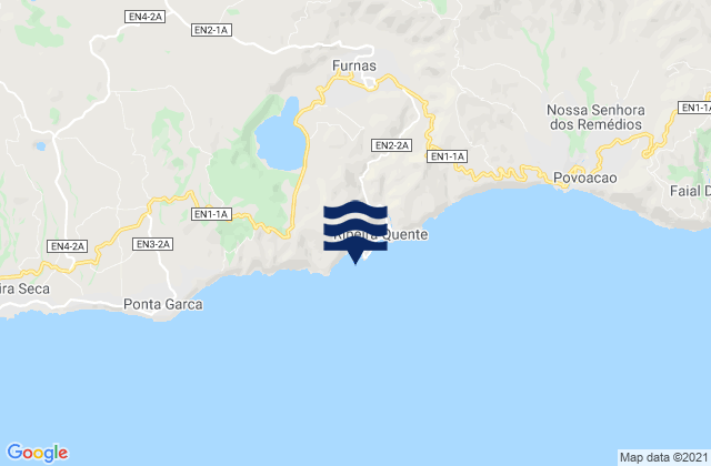 Praia do Fogo, Portugalの潮見表地図