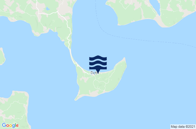 Promontorio Detif, Chileの潮見表地図